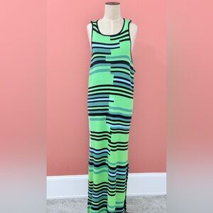 ELOQUII
Women's Plus Size Mixed Stripe Ribbed Dress